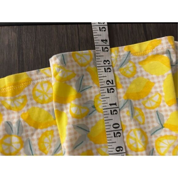Lands' End Lemon All Over Print Yellow Tiered Maxi Dress Size S Spring Summer - Picture 10 of 10